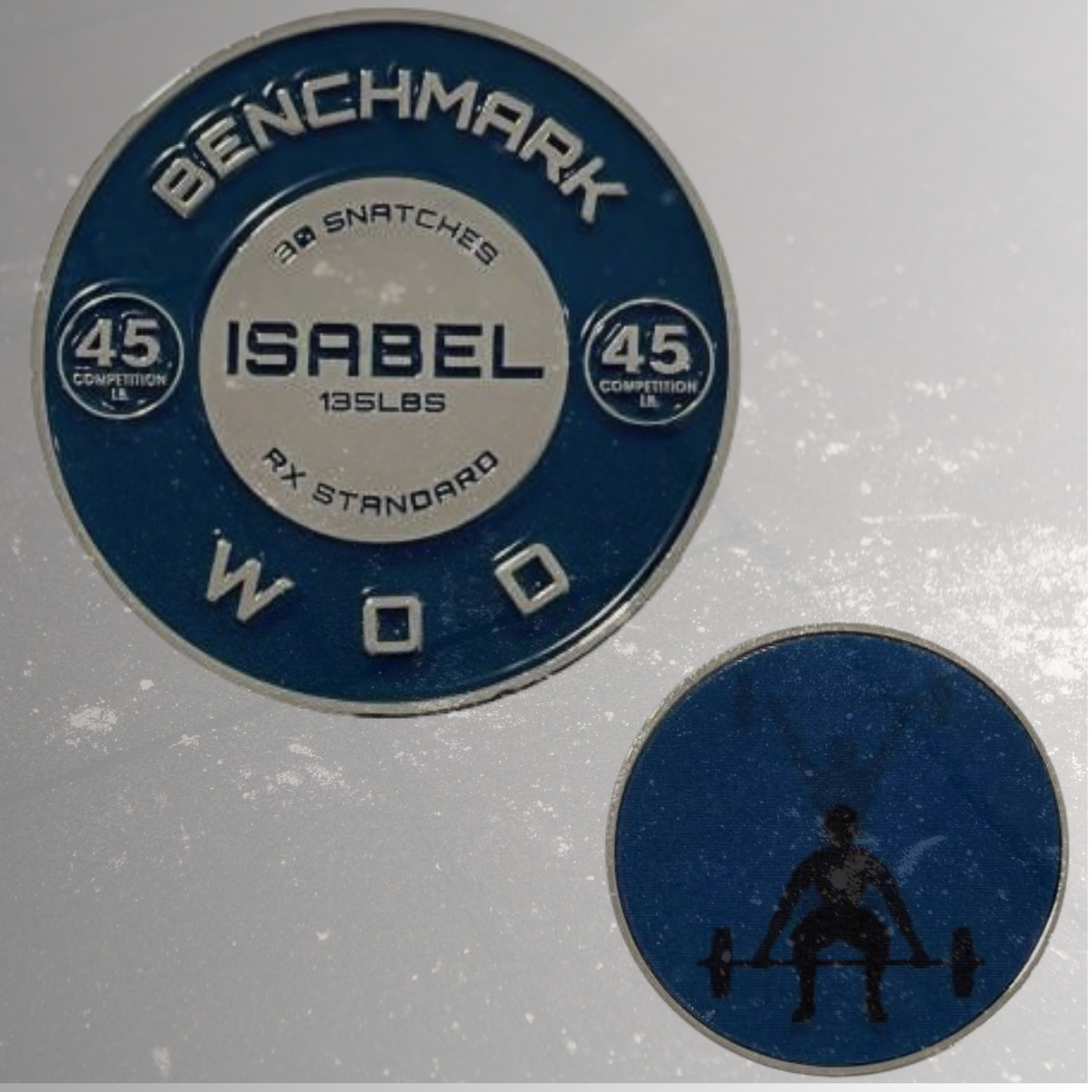 Isabel Benchmark Challenge Coin - Male Standards